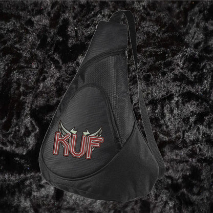 KuF Embroidered Wings Logo Sling Bag