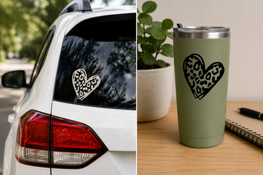 Cheetah Decal Sticker, Leopard