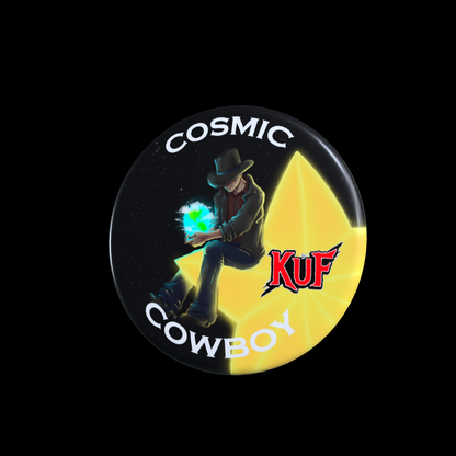 Kuf Cosmic Cowboy Pinback Button