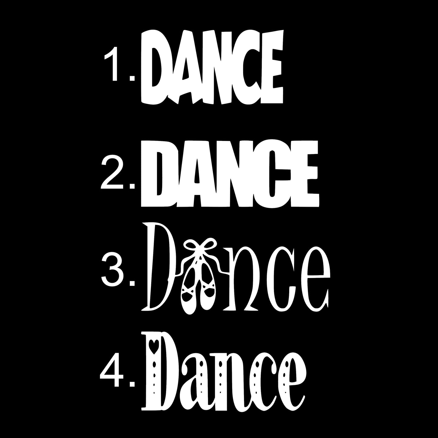 Dance Decal, Vinyl Sticker