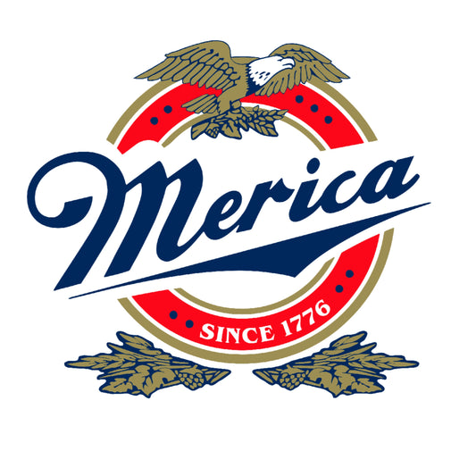 Merica Since 1776 American, Decal Sticker