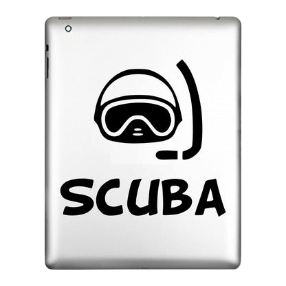Scuba Diver Mask Vinyl Sticker