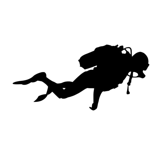 Scuba Diver Vinyl Sticker