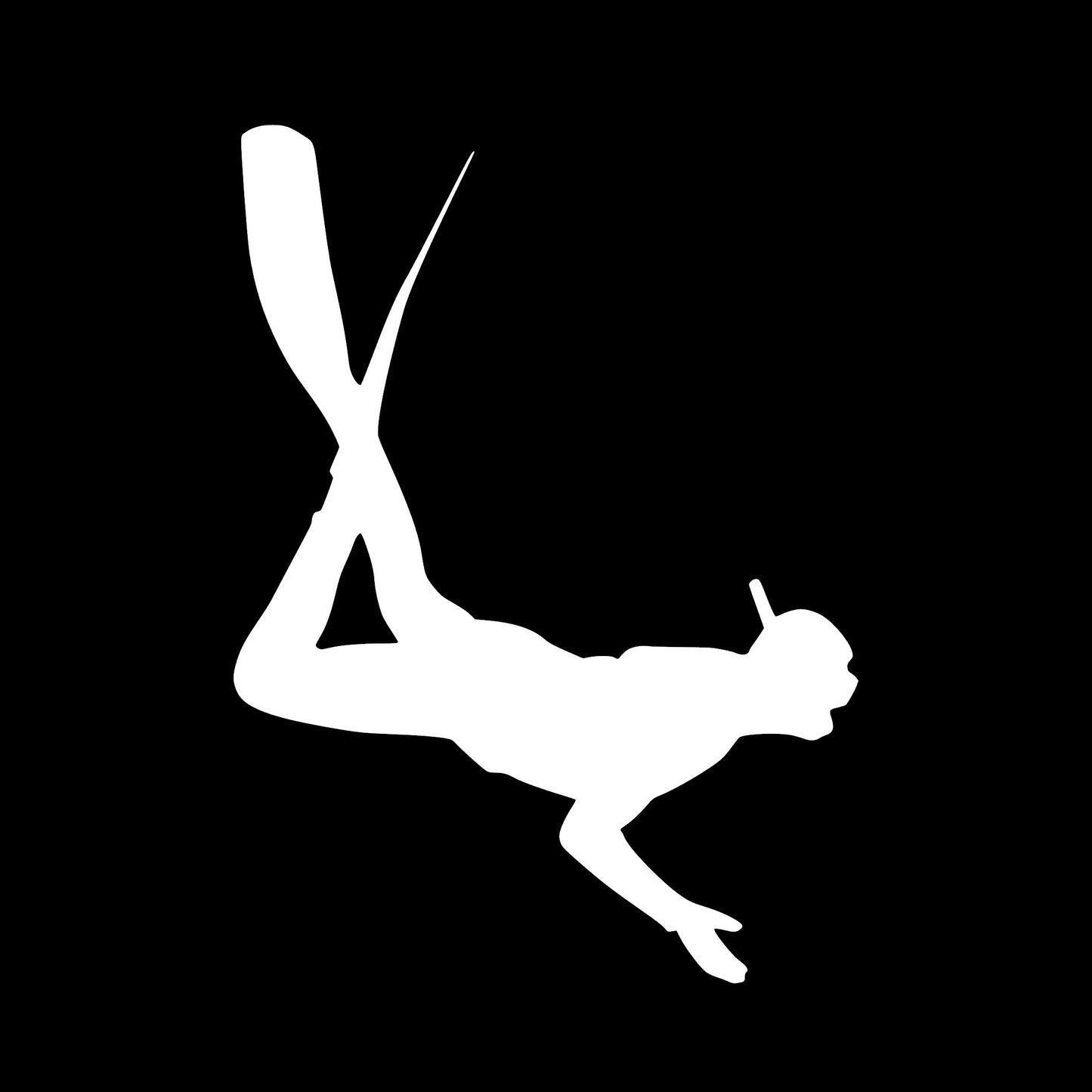 Scuba Snorkeling Diver Vinyl Sticker