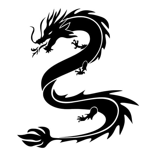 Dragon Decal - Mythical Creature Sticker Fantasy Vinyl,