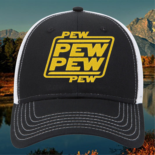 Pew Pew Pew Embroidered Hat