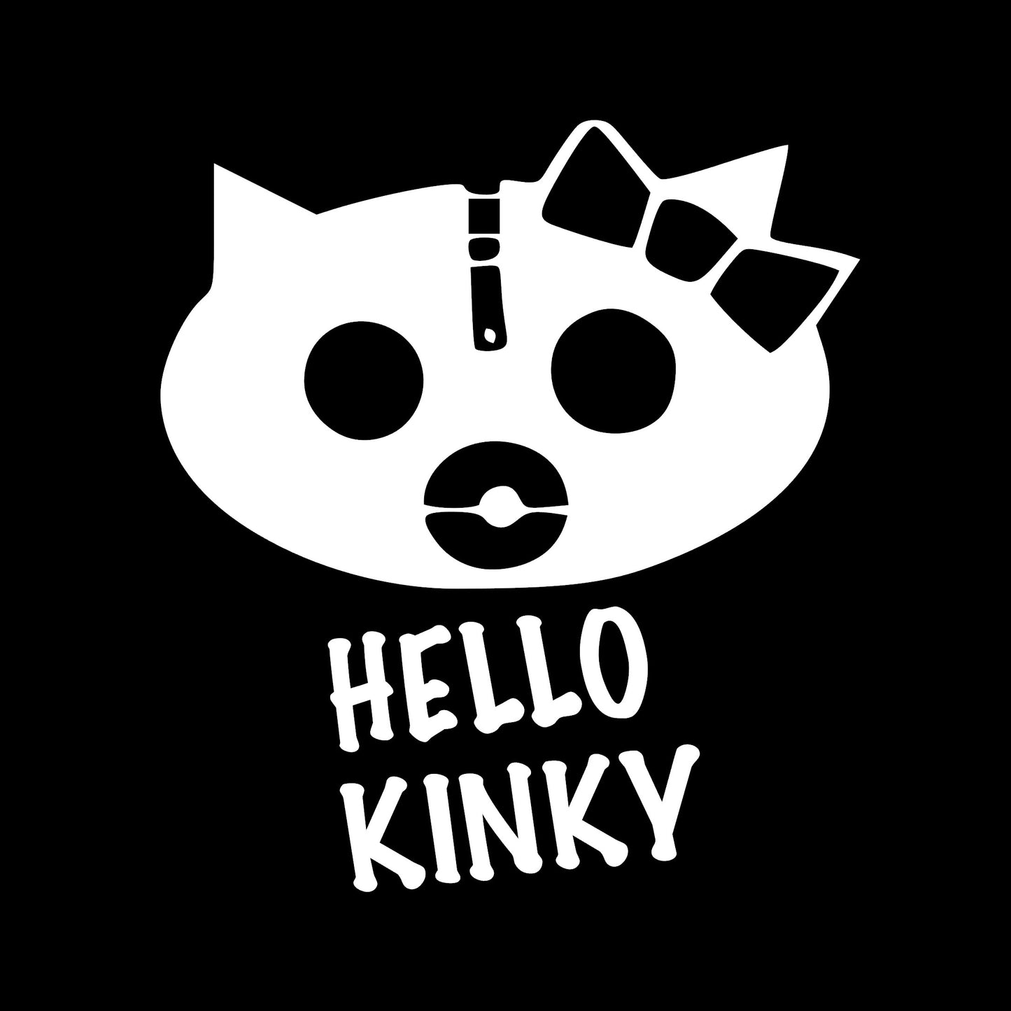 Hello Kinky Sticker Decal