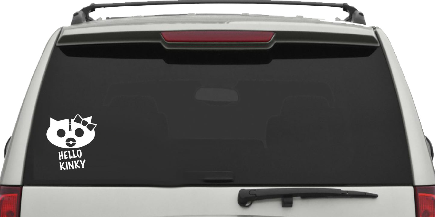 Hello Kinky Sticker Decal