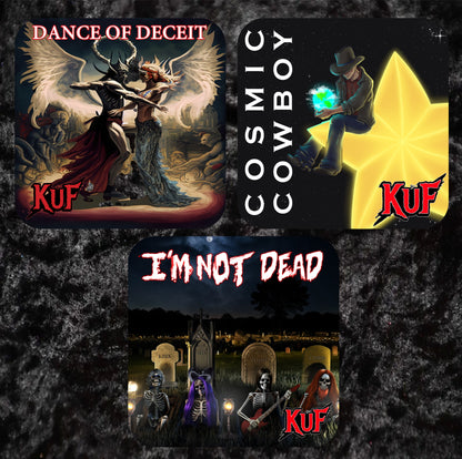 KuF Song Cover Pack Cork Bottom Coaster