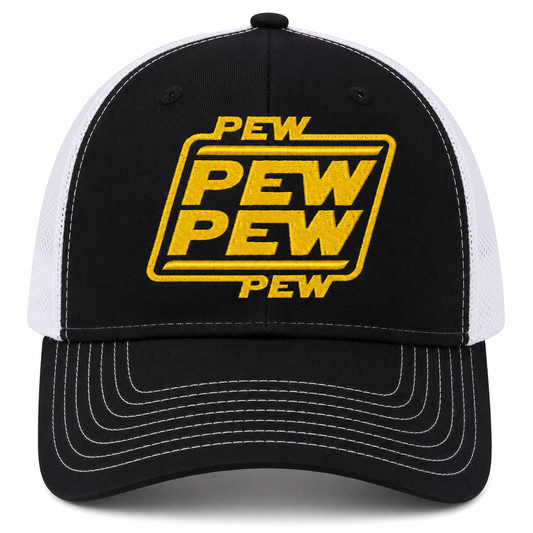 Pew Pew Pew Embroidered Hat
