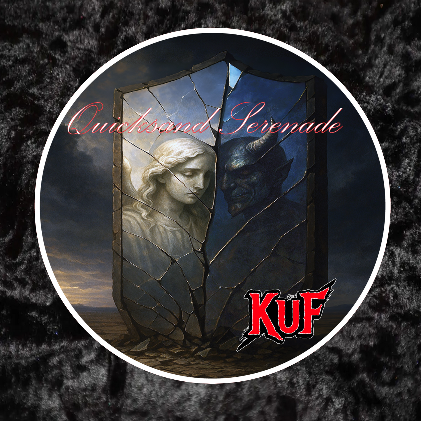 KuF Album Cover Sticker 4"x4"