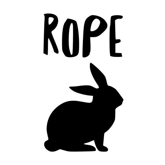 Rope Bunny Sticker Decal