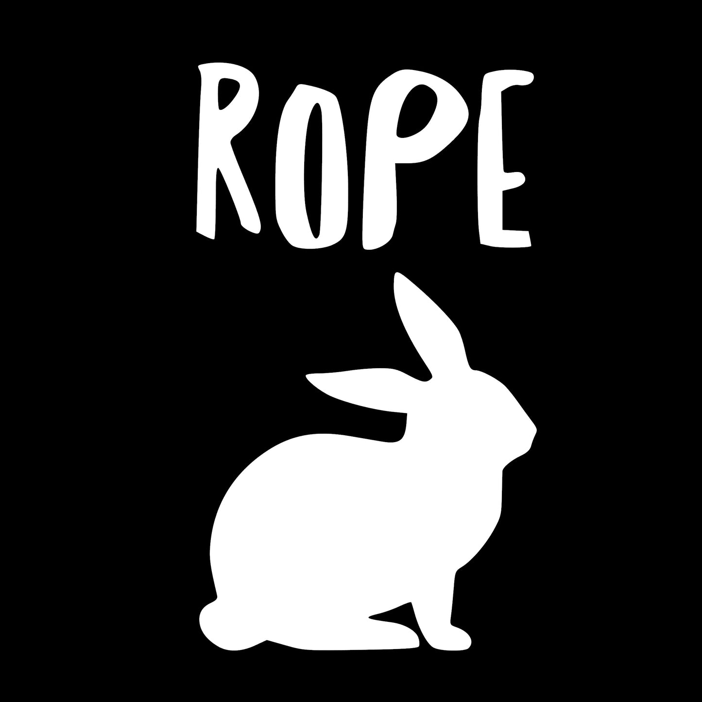 Rope Bunny Sticker Decal