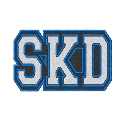 SKD Embroidered Patch, Iron On or Sew On
