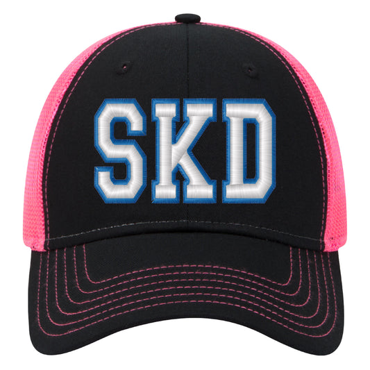 SKD 3d Puff Embroidered Pink Cap