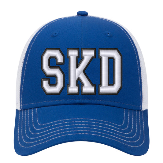 SKD 3d Puff Embroidered Royal Blue Cap
