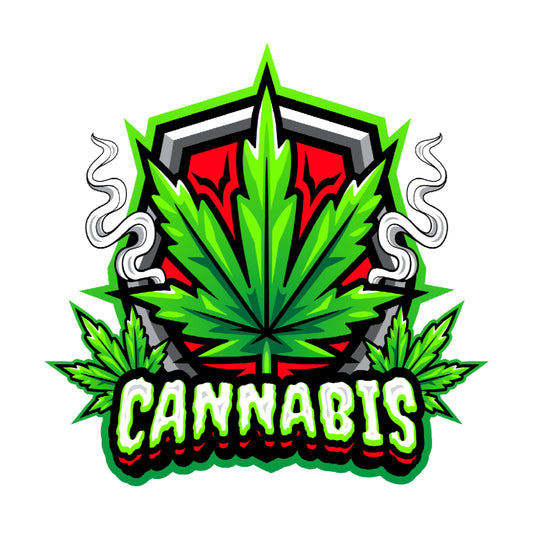 Cannabis Leaf Sticker