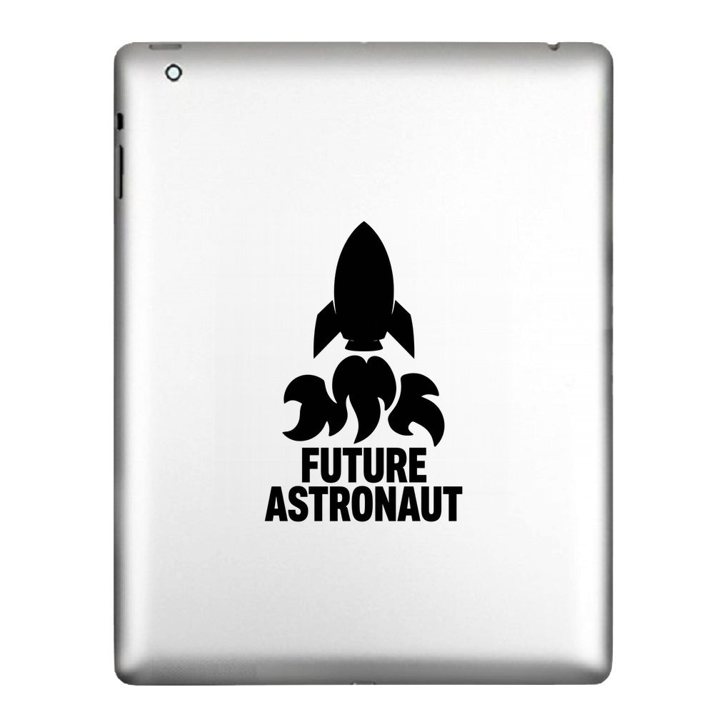 Future Astronaut decal applied to a tablet back