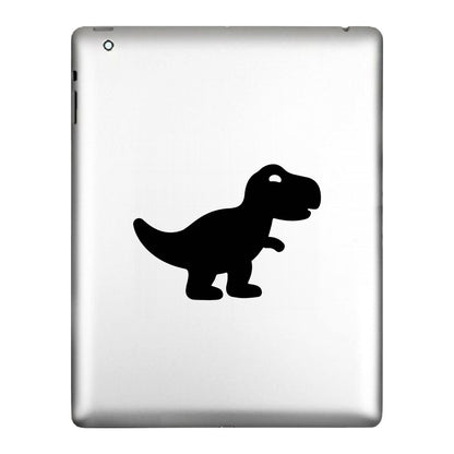 T-Rex decal applied to a tablet back
