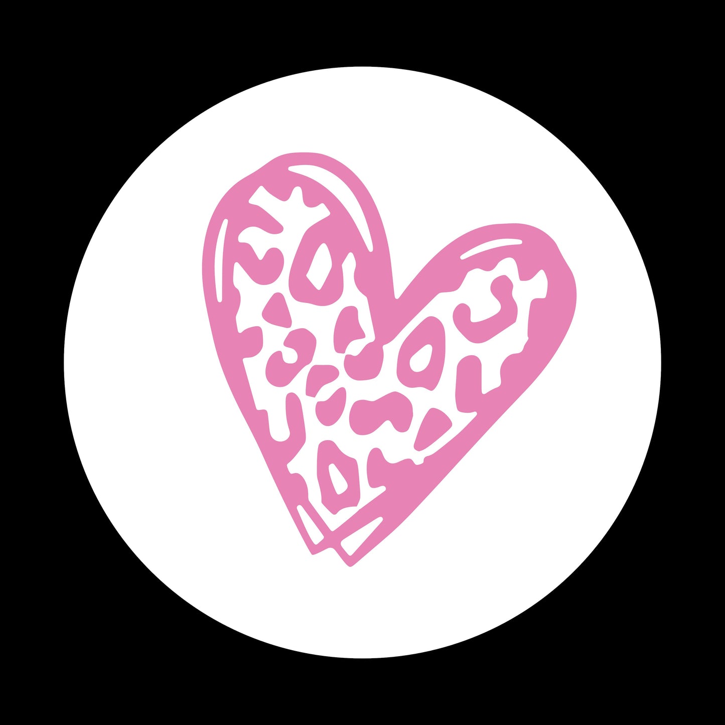 Cheetah Heart, 2.25 inch Buttons