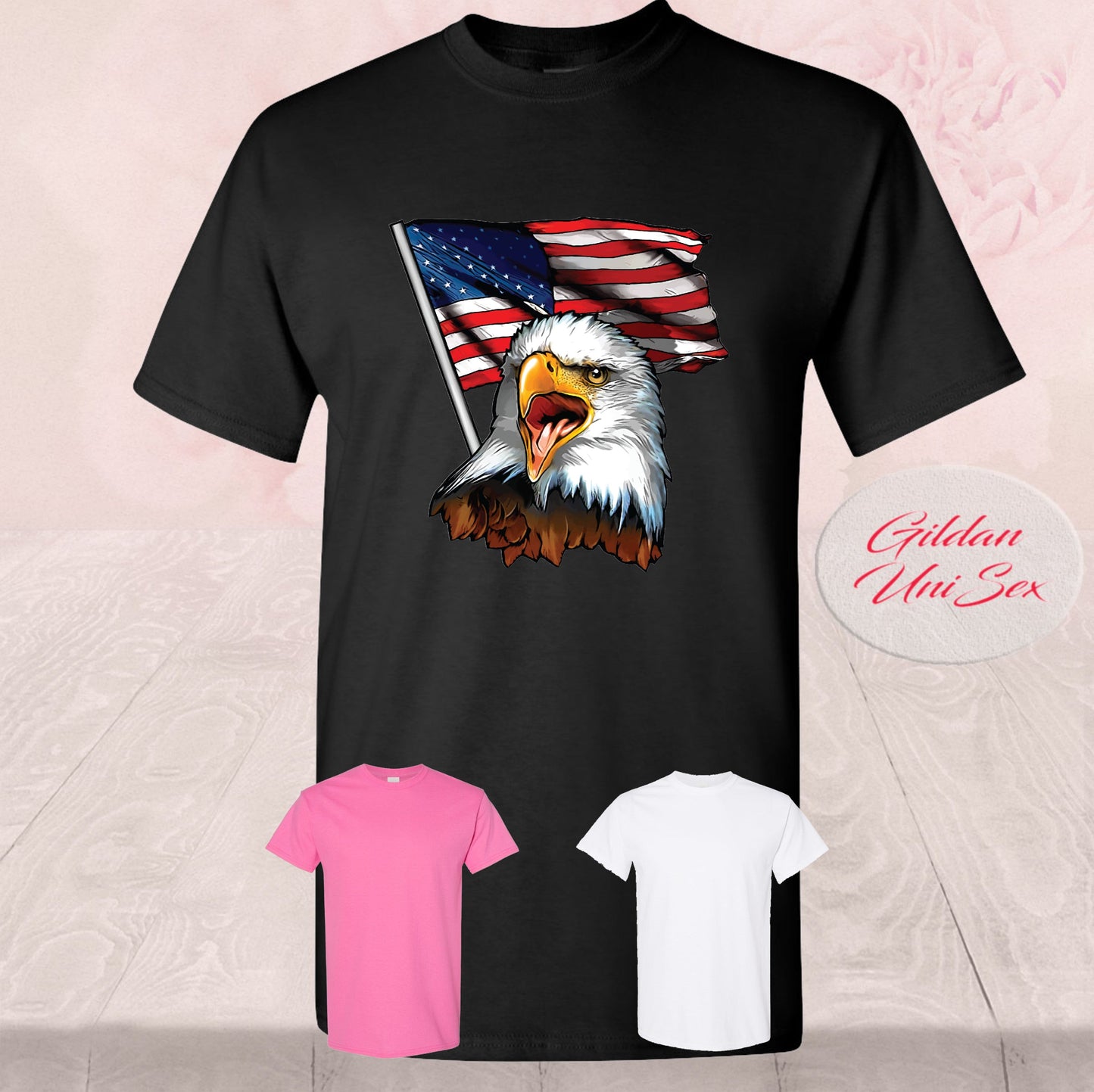American Eagle With Flag, Shirts