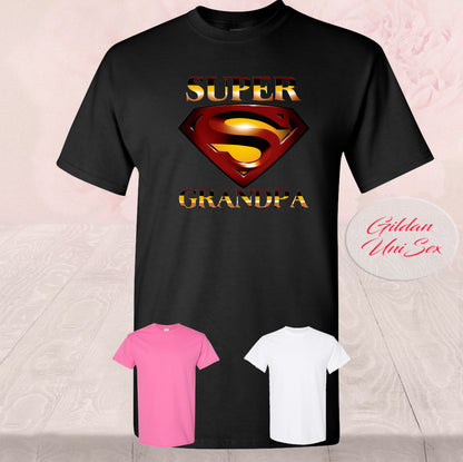 Super Grandpa Superman, T Shirts