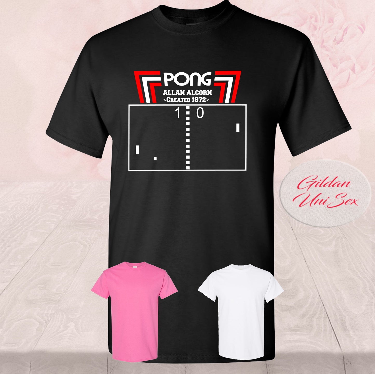 Classic Pong Video Game, Shirts