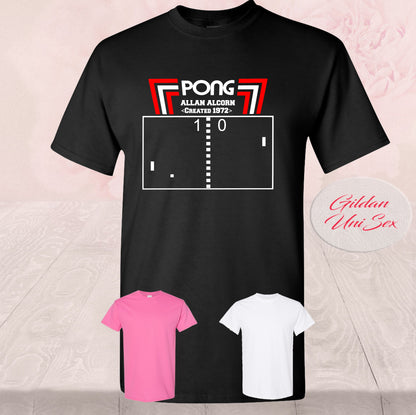 Classic Pong Video Game, Shirts
