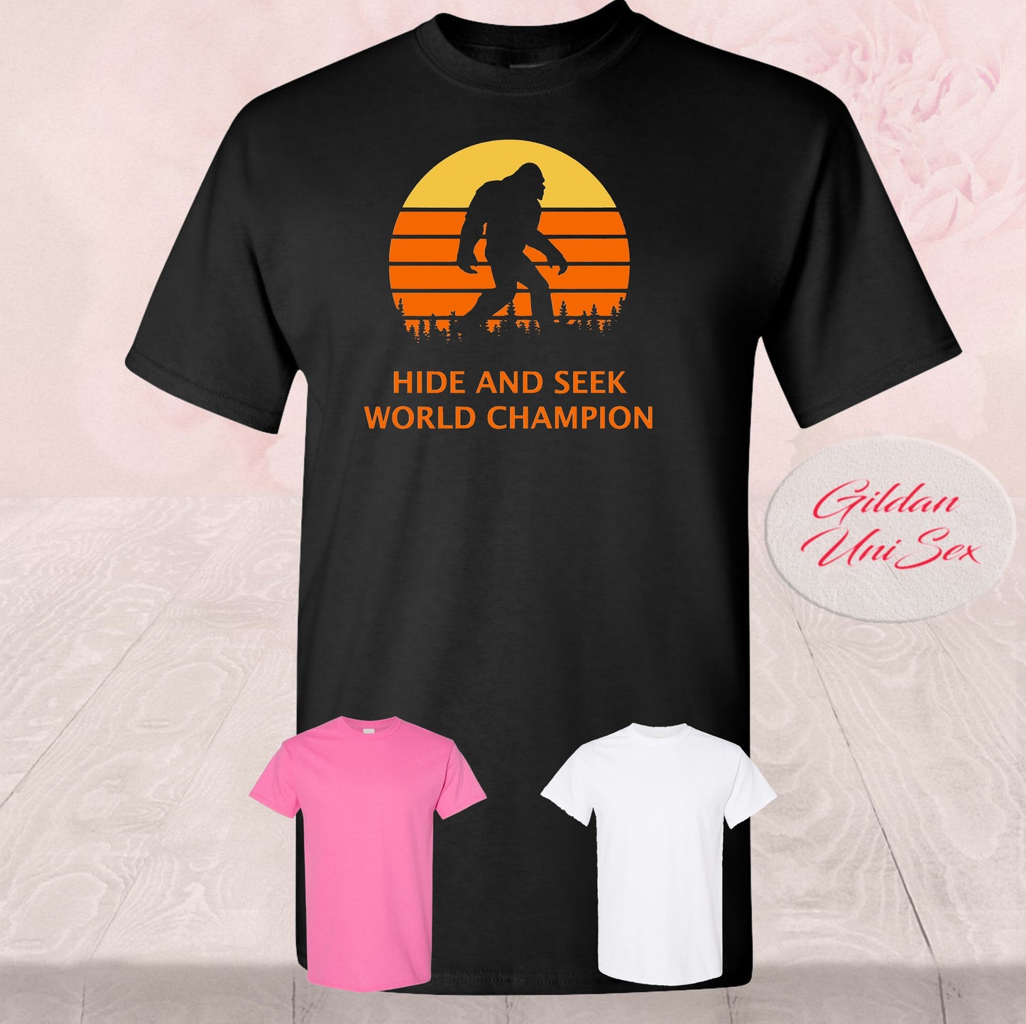 Bigfoot Hide and Seek World Champion, Shirts
