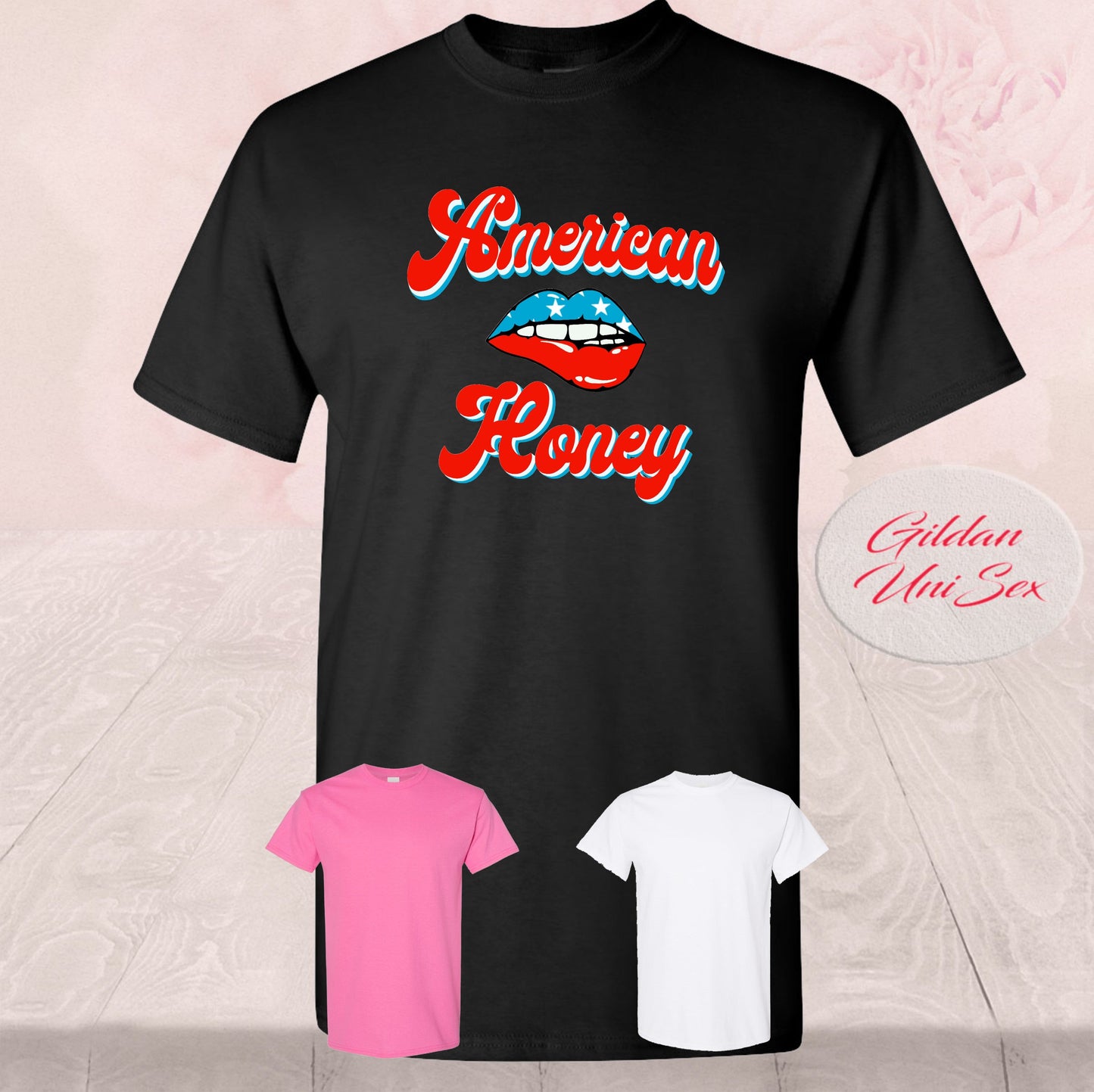 American Honey Biting Lips, T Shirts
