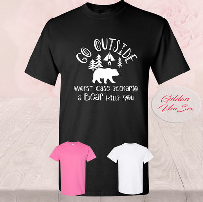 Go Outside, Worse Case A Bear,  Shirts