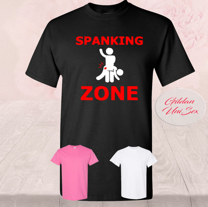 Spanking Zone, bend over the knee, Shirts