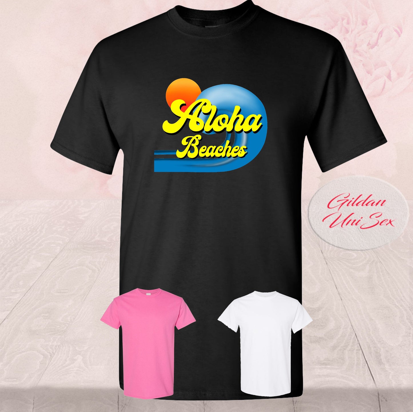 Aloha Beaches, Waves, T Shirts