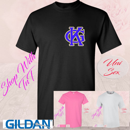 Embroidery KG King George  (Blue) | T-Shirt & Tank Tops