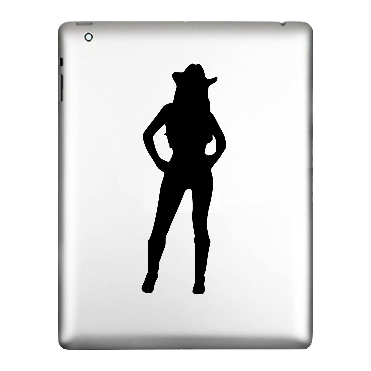 Western Cowgirl in Hat and Boots, Rodeo, Decal Sticker
