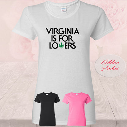 Virginia Is For Lovers, Weed Leaf, Shirts