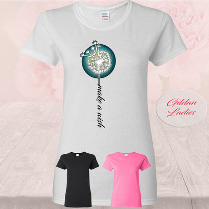 Make A Wish Dandelion Wish, T Shirts