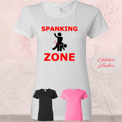 Spanking Zone, bend over the knee, Shirts