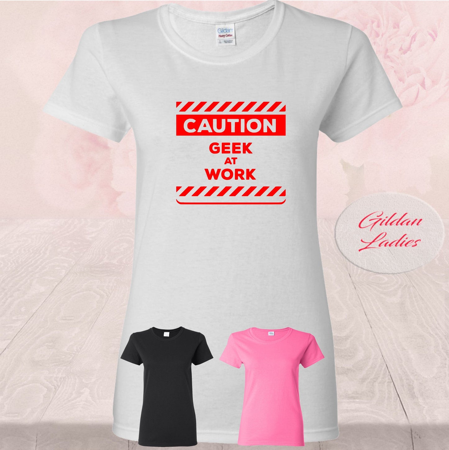 Caution Geek At Work, Shirts