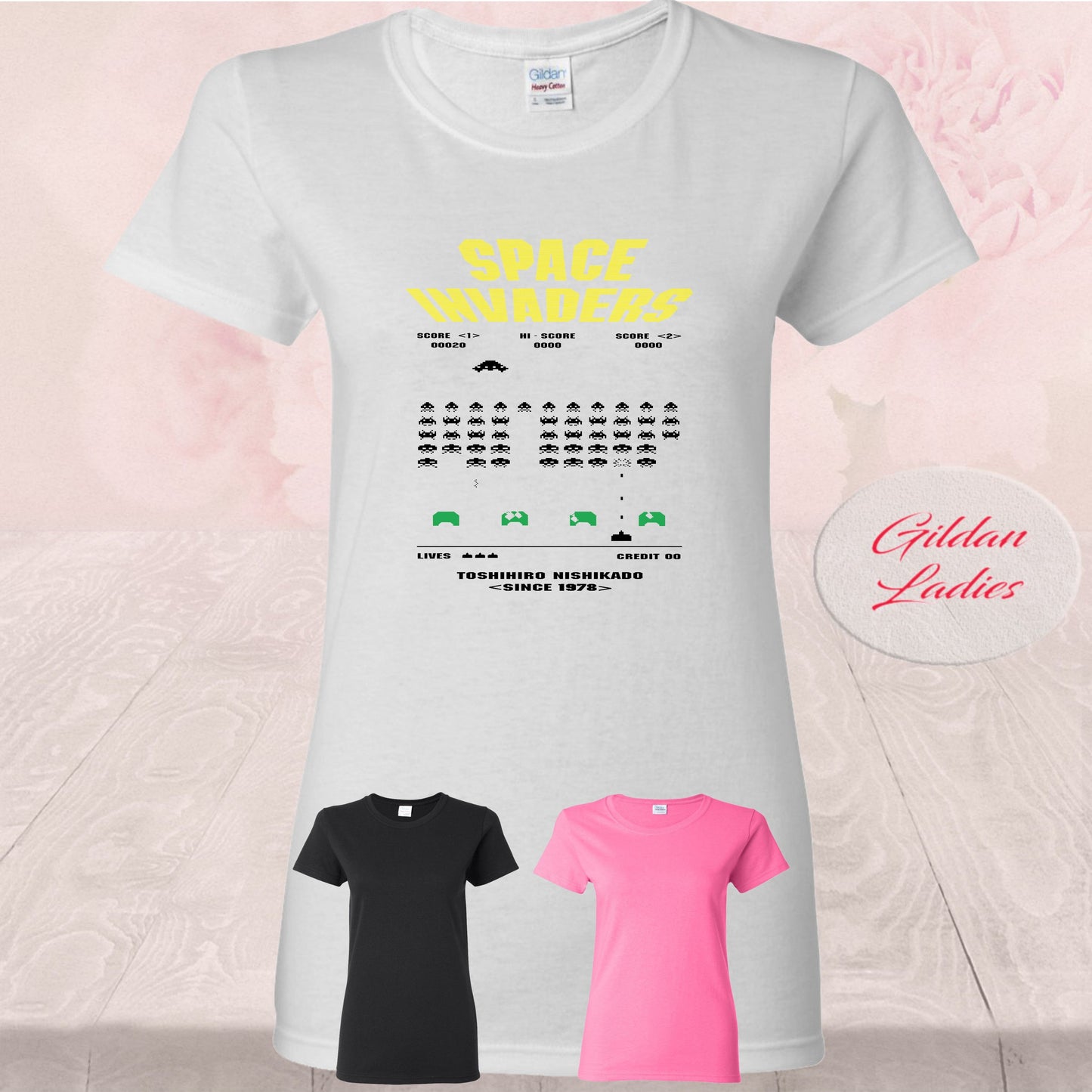 Classic Space Invaders Video Game, Shirts