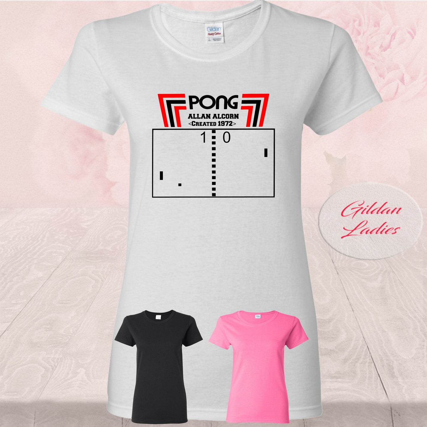 Classic Pong Video Game, Shirts