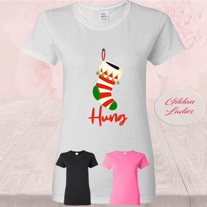 Christmas Stocking Hung, T-Shirt