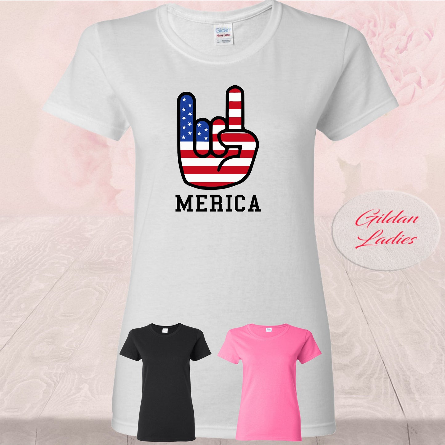 America Rock On American Flag