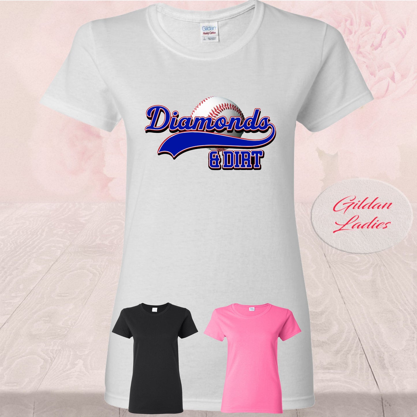 Baseball Diamonds And Dirt, T-Shirt