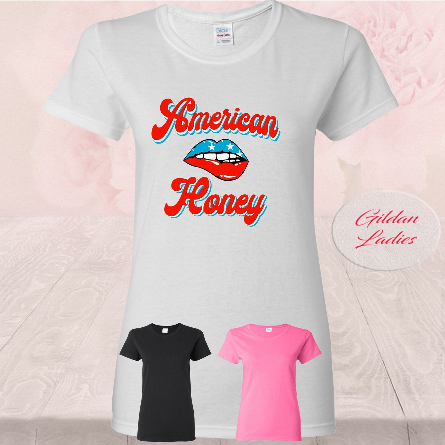 American Honey Biting Lips, T Shirts