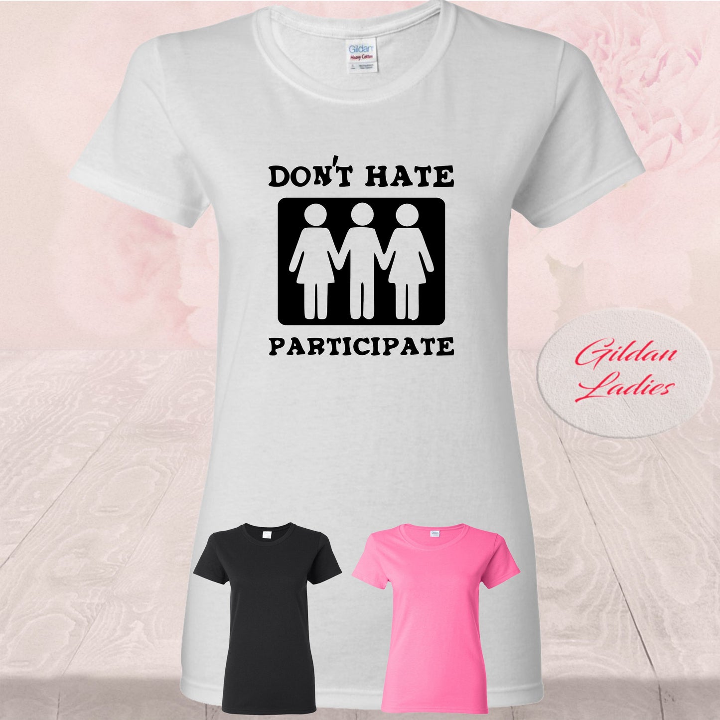 Don't Hate, Participate, Threesome, Shirt