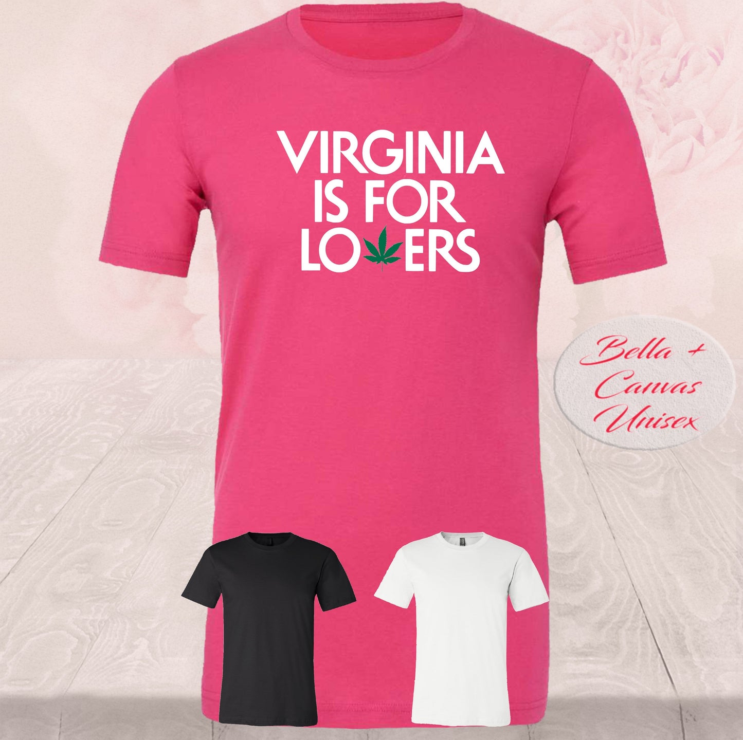 Virginia Is For Lovers, Weed Leaf, Shirts