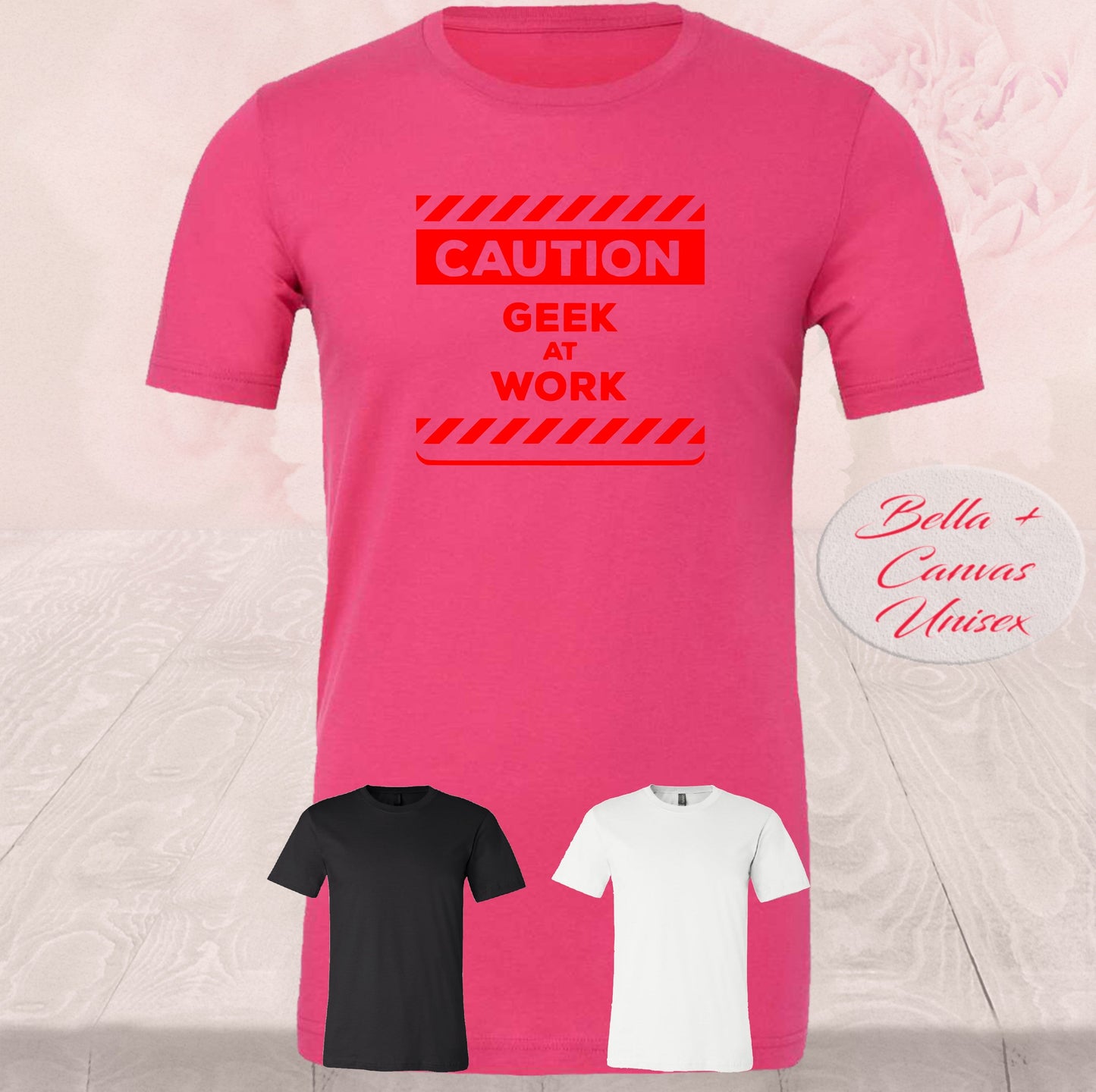 Caution Geek At Work, Shirts