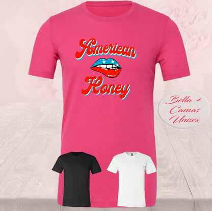 American Honey Biting Lips, T Shirts