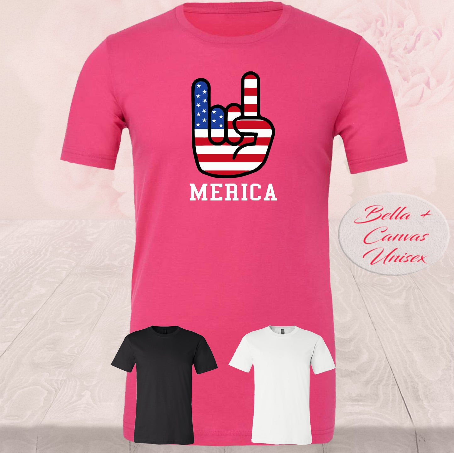 America Rock On American Flag